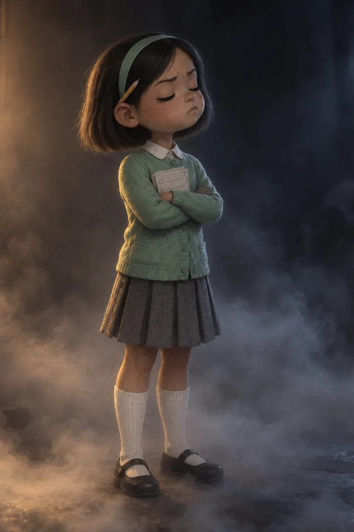Ashi, the careful one in Maya and the Fog