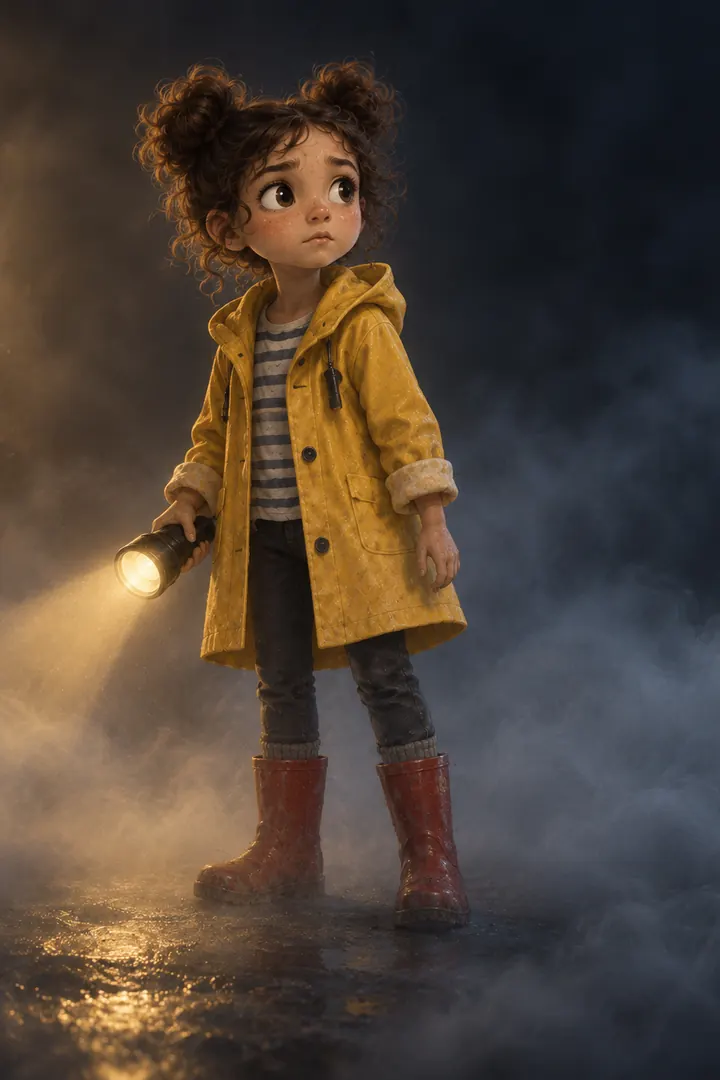 Maya, the host in Maya and the Fog