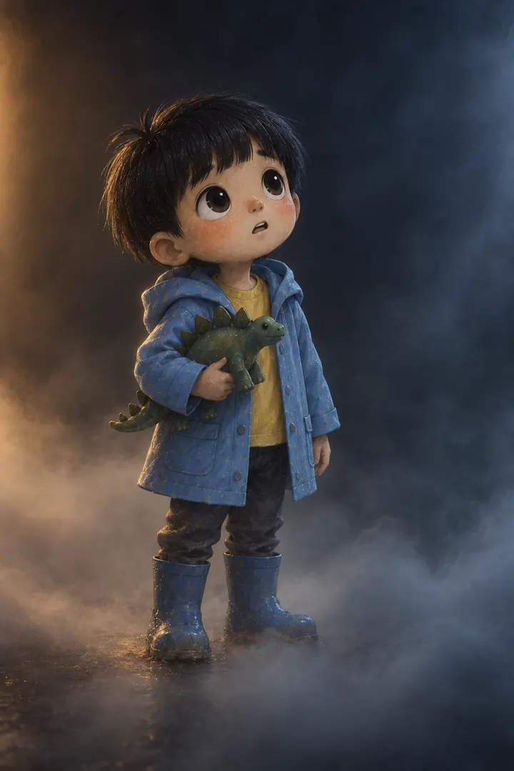 Milo, the littlest in Maya and the Fog