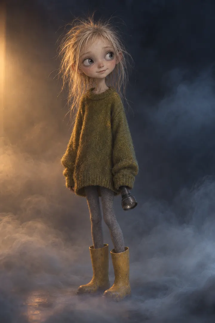 Twiggy, the odd one in Maya and the Fog